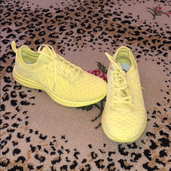 apl yellow sneakers